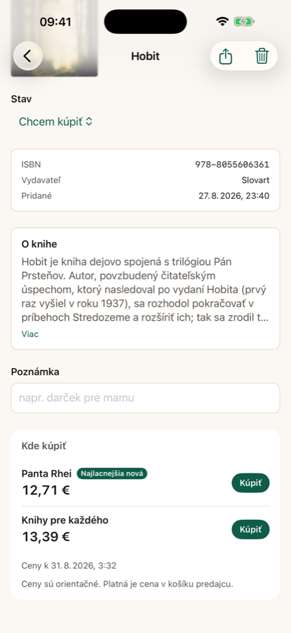 Iné vydania tej istej knihy s cenami